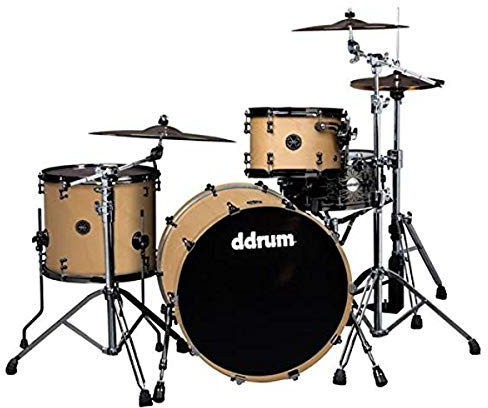 ddrum MAX 322 SN 3-teiliges Erlenmuschel-Set, satinierter Naturlack