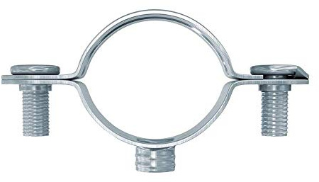 fischer | abrazadera AM Ø20. Abrazaderas metalicas para tubos, manguera, cable pared. (50 unidades)