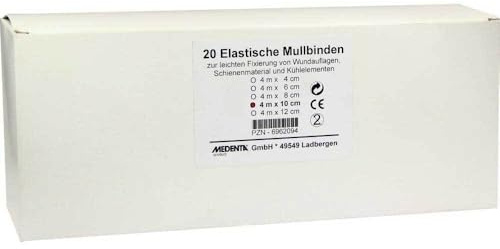 MULLBINDEN elast.10 cmx4 m 20 St