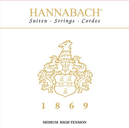 Hannabach Klassikgitarre-Saite E6 Serie 1869 Carbon/Gold MHT - 18696MHT