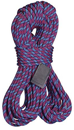 Boyuan Corde d'escalade Professionnelle, Corde Dynamique d'escalade, Corde de sécurité Haute résistance de 11 mm de diamètre, Corde de Descente en Rappel pour Escalade d'arbre de randonnée,10M