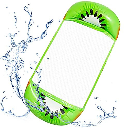 OYSJ Pool Hammock, 4 in 1 Water Hammock Swimming Pool Inflatables Portable Lilo Inflatable Lounger Chair Pool Float for Adults Hot Tub Summer Holiday