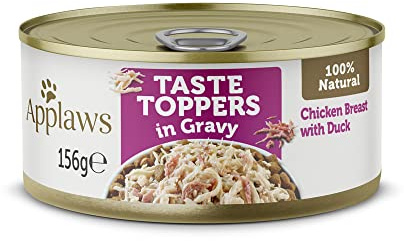 Applaws 100% Naturel – Nourriture Humide pour Chiens, Poulet avec Canard en Sauce, 12 x 156g