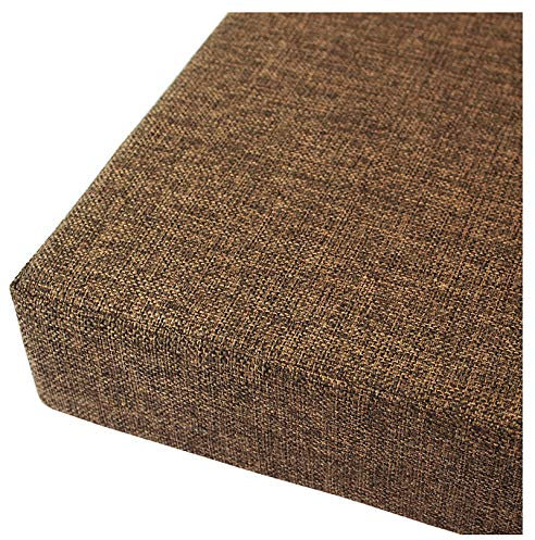 XCYYBB Gartenbank, Bankauflage, Sitzauflage Gartenbank Schwammkissen, Sitzkissen für den Außenbereich Schaukel-Ersatzkissen Bankauflage Bankkissen Bankauflage Auflage-Dark Brown 200x40x5cm(79x16x2in)