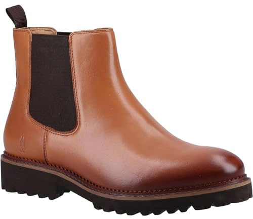 Hush Puppies Women's Gwyneth Chelsea Boots, Tan, 6