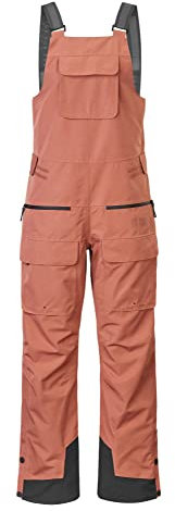 Picture W U10 Bib Rot - Wasserdichte funktionale Damen Ski Hose, Größe XL - Farbe Marsala