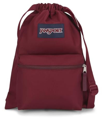 JanSport Drawsack Mochila Pequeña, Russet Red (Rojo)