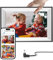 Cozyla - Cornice digitale con WiFi, cornice digitale intelligente, alimentato a batteria, archiviazione illimitata, invio di foto con famiglia tramite app, posta