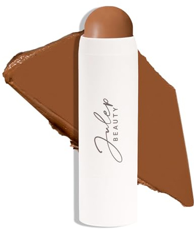 Julep Skip the Brush Cream to Powder Bronzer & Contour Stick - Melted Cocoa Medium skin tones - Long Lasting Blendable and Buildable Color -Multi-Use 2-in-1 Blush and Lip Makeup Stick