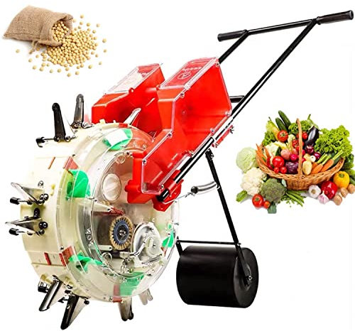 XCSCUK Hand Push Gardening Seeder, Portable Manual Fertilizer Spreader, Precision Gardening Seeder for Corn, Cotton (5)
