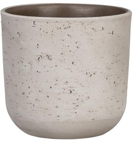Scheurich Pot de Fleurs en céramique, basalto, 23 cm