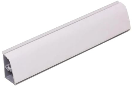 Generico Alzatina per Top Cucina in PVC, con la seguente Misura= 120 cm Compresa di 1 Angolo Interno, 1 Angolo Esterno, 1 Tappo SX, 1 Tappo DX. (Diversi Colori). (Bianco, cm 120)
