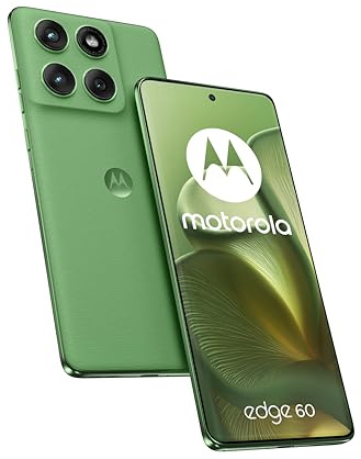 Motorola Edge 60 mit Moto AI (8/512 GB, Kamera 50 + 50 + 10 MP, Selfie 50 MP, Display 6,67 Zoll POLED 120 Hz, MediaTek Dimensity 7300, Akku 5100 mAh, Ladung 68 W, Android 15), Shamrock