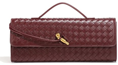 CMLDJBD Damen Henkeltaschen Nische Gewebte Schultertasche Handgehaltene Abendtasche Vielseitige Damentasche
