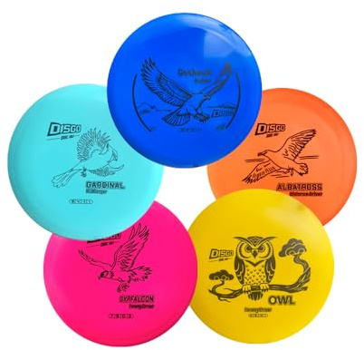 DISGO Floating Disc Golf Set – 5-Pack Waterproof Flying Discs for Pool, Lake & Beach – Includes Putter, Mid-Range & Driver – Beginner-Friendly Outdoor Game & Starter Set for Family Adults