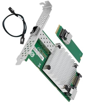 TSMORY Adaptador de servidor profesional PCIE NVME de 10 Gbps a SFP+ Fiber 82599 Chip 10G tarjeta de red para centro de datos de transmisión de escritorio