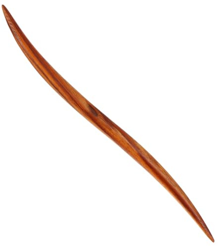 DEARMAMY Vintage Haarstäbchen aus Schwarzem Ebenholz für Damen mit Antikem Design 1 Stück Haarnadel für Hochzeitsfeiern und Festliche Anlässe