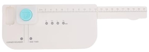 Eujgoov Tabbstansbräda, ABS-material, Multifunktionellt Gör-det-själv-verktyg för 30 Mm 40 Mm 50 60 Flikar, Idealiskt för Scrapbooking och Organisering Av Dokument