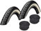 Set: 2 x Continental Reifen Ride Tour schwarz-Weiss 47-622 / 28x1.75 + Conti SCHLÄUCHE Autoventil