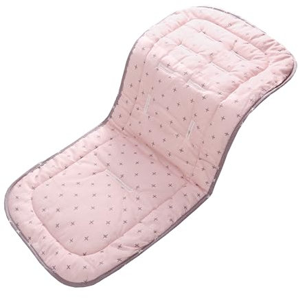 Baby Sitzauflage für Kinderwagen,Baby Sitzeinlage aus 100% Baumwolle Weiche und Reversible Autositz Kinderwagenauflage für Babyschale Buggy