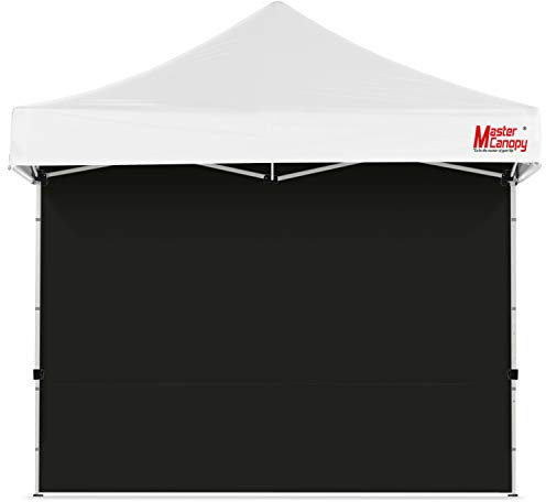 MASTERCANOPY Instant Gazebo Sidewall Panels Sunwall for 2.5x2.5M Pop Up Gazebo,1 Piece,Black
