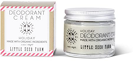 Little Seed Farm All Natural Deodorant Cream - Holiday Seasonal, 2.4 oz