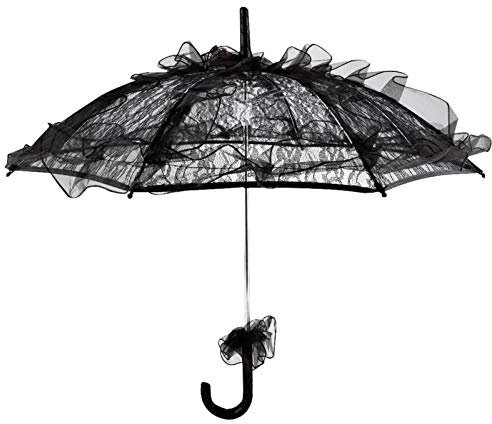 Tyenaza Princess Lace Ultraviolet-Proof Folding Umbrella Anti-uv Dome Parasol Lace Embroidery Parasol, Sun Protection