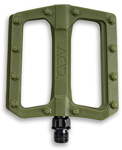 acid Flat C3-ZP Fahrrad Pedale Olive grün
