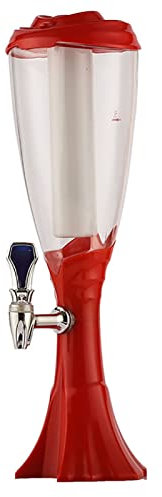 FXNFXLA Distributeur De Tour De Bière, Facile à Nettoyer, Distributeur De Boissons avec Tube De Glace en Acier Inoxydable Réutilisable, pour Bar Restaurant Buffet Familial(Size:1.5L,Color:B)