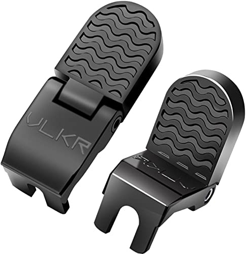 Pedali Posteriori Antiscivolo Peg, Poggipiedi Pieghevole Mountain Bike con Scanalatura U per Ciclismo Strada MTB BMX