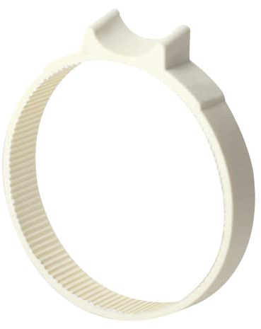 eTone Fokusring Fokus Zahnrad Ring Follow Focus Ring Objektivfokus Gummiringe 360 Grad Drehbar für Digitalkamera Objektive (weiß，64mm-76mm)