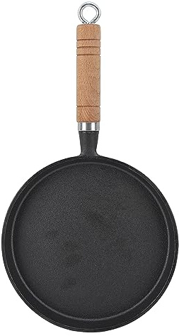 Sartén Hierro Fundido 20cm Antiadherente para Cocina Saludable sin Aceite, Adecuada para Desayunos Rápidos, Familias, Uso Doméstico, Energía Eficiente