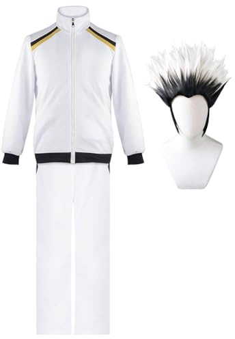 Anjinguang Haikyuu Cosplay Anime Bokuto Koutarou Kostüm Haikyuu Volleyball Jacke Hose Outfit High School Uniform Sportswear Club Jersey Set für Halloween