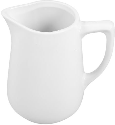 OFFSCH Lattiera in Ceramica Manico Brocca per Latte e Brocca per Panna e Porta Salsa Piccolo Contenitore per Latte
