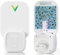 XUNIVERS Trampa Insectos Voladores Enchufe,Plug-in Mosquito Killer,Hogar Seguro,Trampa para Insectos,Trampa Mosquitos,Trampa de Insectos para Interior Comedorr (1 Dispositivos+10 Tarjetas Adhesivas)