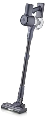 SEVERIN Scopa Elettrica Senza Fili, Leggera 1,5 kg, 130 W, Autonomia 40 Min, Tubo Telescopico Regolabile, Luce LED, 2 Accessori Pavimenti e Mobili, 11000 Pa, S-Power, Nero - HV 7194