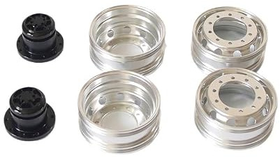 For 1/14 fjärrstyrd lastbil metall bak smala hjul JDM-7