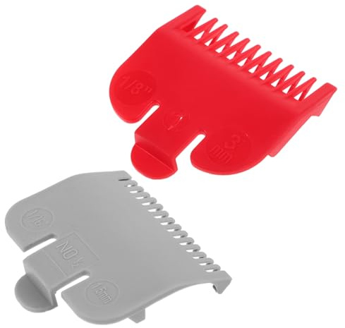 OUNONA 2 Stück Haarschneidemaschinen Aufsätze Kunststoffkämme mit Längenbegrenzung Professionelle Haarschneidekämme für Präzise Schnitte Praktisches Haartrimmer Zubehör für Heim und