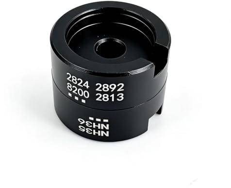 FEETER Support de Mouvement de Montre pour SKX007 7S26 4R35 4R36 2824 2836 8215 Outils de Réparation de Base - Modèles NH34 NH35 Noir