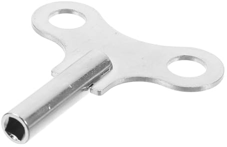 ELEOUTI Aufziehschlüssel and Silberner Farbe aus Stahl für Mechanische Standuhren mit Zuverlässiger Bedienung und Silberner Farbe für und Dekorative Uhrenreparatur