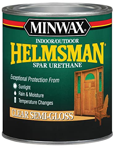 Minwax Helmsman Indoor/Outdoor Spar Urethane, Quart, Semi-Gloss