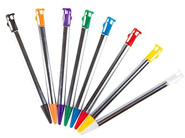 Under Control 8 Stylets Rétractables Multicolores 3DS XL