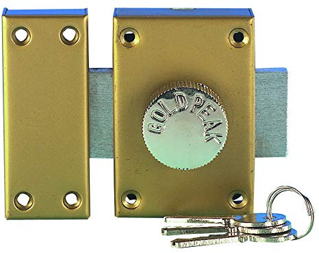 Tec Hit 561231 Verrou de sureté à bouton 3 Clés Ø 40 mm