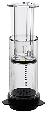 Delter Kaffeepresse, 400 ml, transparent grau