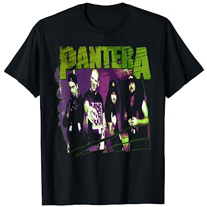 Pantera Official Vintage Group Sketch T-shirt T-Shirt