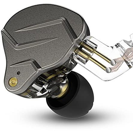 KZ ZSN Pro Dual Drivers 1BA 1DD In-Ear-Kopfhörer, HiFi-Power-Bass-Kopfhörer, hoher Klarheit, kabelgebundene Kopfhörer mit abnehmbarem Kabel für Audiophile Musiker