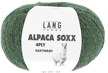 Lang Yarns Alpaca Soxx 4-ply 1062.0098 - Olive mélange