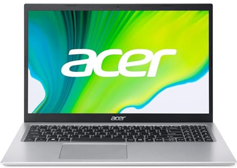 Acer Aspire 5 (A515-56-79KU) Laptop | 15,6 FHD Display | Intel Core i7-1165G7 | 16 GB RAM | 1 TB SSD | Intel Iris Xe Graphics | Linux (eShell Version) | QWERTZ Tastatur | Silber