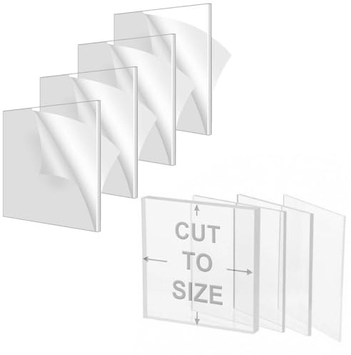 800mm x 600mm Acrylic Sheet Cut To Size Clear Panel Laser Plastic Extrude Custom Acrylic Sheet 3mm Thickness