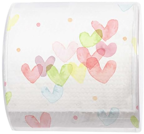 1 Toilettenpapier Herzen Bunt 200 Blatt
